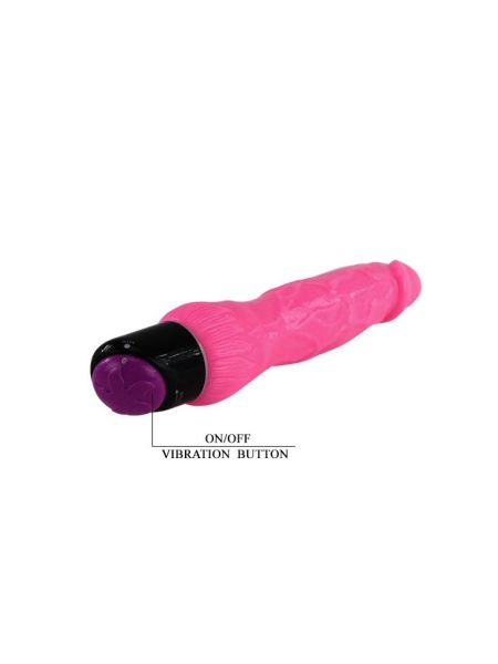 Wibrator różowy penis realistyczny naturalny 24cm - 6