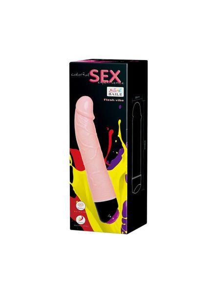 Wibrator realistyczny penis naturalny członek 23cm
