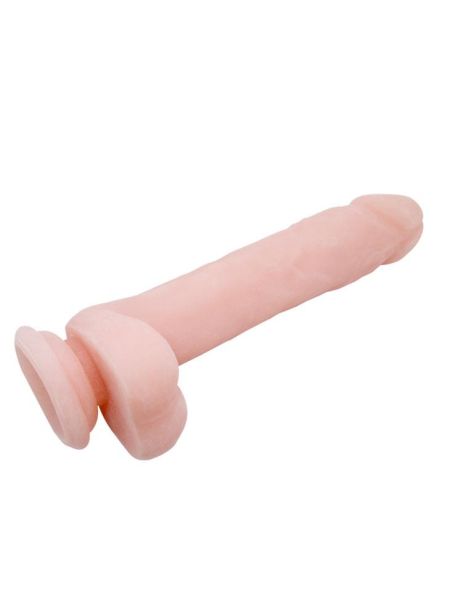 Dildo realistyczne penis z jądrami przyssawką 21cm - 4