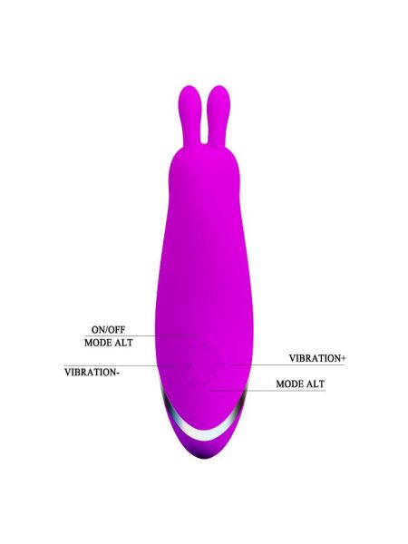 Masażer sex stymulator do łechtaczki 12 trybów 12cm - 6