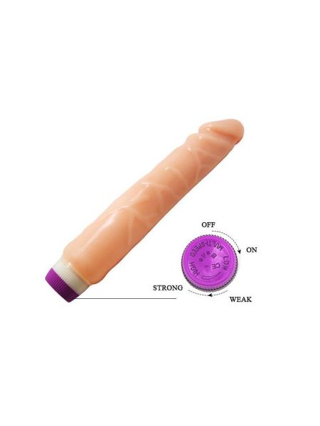 Realistyczny wibrator naturalny penis członek 25cm - 7