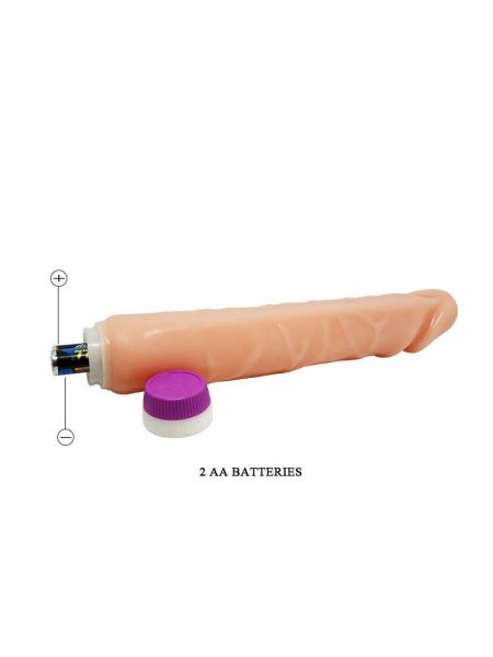 Realistyczny wibrator naturalny penis członek 25cm - 8