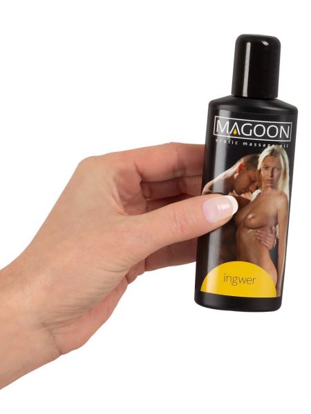 Olejek do masażu ciała erotycznego 100ml imbirowy - 5