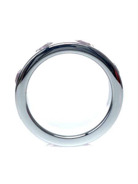 Pierścień stalowy erekcyjny na penisa członka 4,5cm - 2