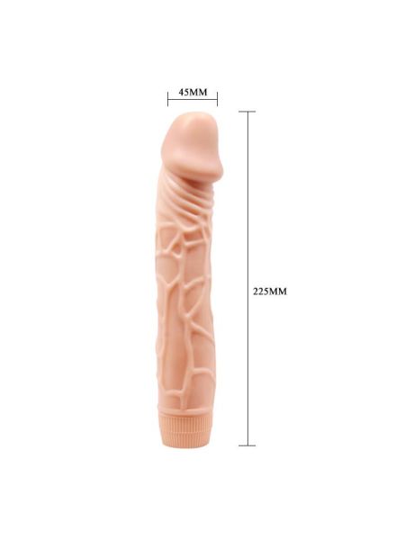 Wibrator penis z grubymi żyłami sex członek 22cm - 6