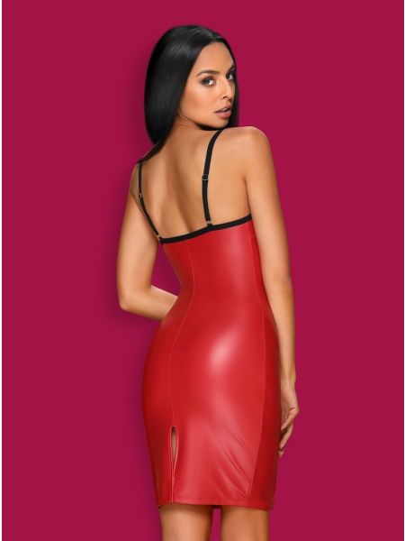 Erotyczna obcisła sznurowana sukienka Redella L/XL - 6