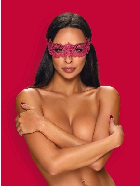 Maska koronkowa erotyczna BDSM Obsessive A701 - 2