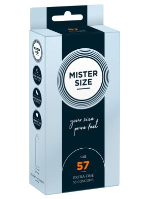 Dopasowane prezerwatywy Mister Size 57 mm 10szt - image 2