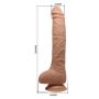 Realistyczne sztuczne dildo penis członek 28cm - 4