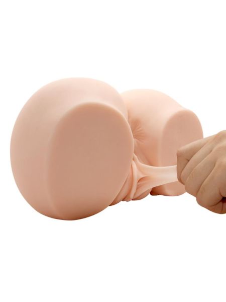Wibrujący realistyczny masturbator wagina anal sex - 5