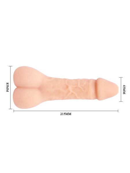 Nakładka przedłużka na penisa masturbator analny - 6