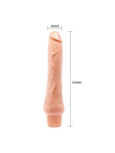 Wibrator realistyczny penis smukły członek 25cm - 5
