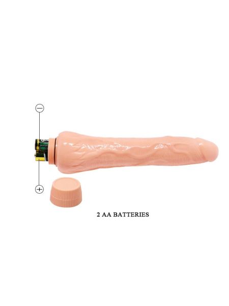 Wibrator realistyczny penis smukły członek 25cm - 7