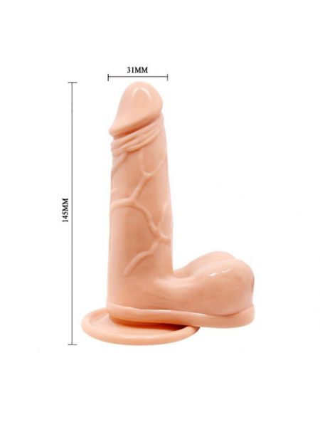 Realistyczny penis rotacyjne dildo z wibracjami - 6