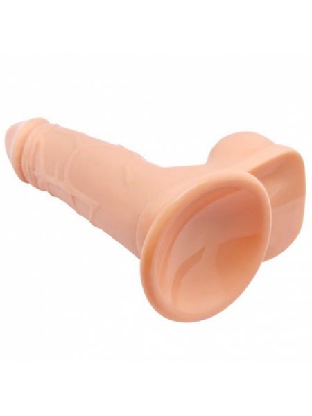 Realistyczny penis wibrujący sex dildo z jądrami 15 cm - 3