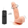 Realistyczny penis wibrujący sex dildo z jądrami 15 cm - 5