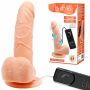 Realistyczny penis wibrujący sex dildo z jądrami 15 cm - 2