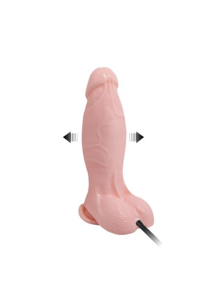 Dildo realistyczne pompowane nadmuchiwany penis 18cm - 2