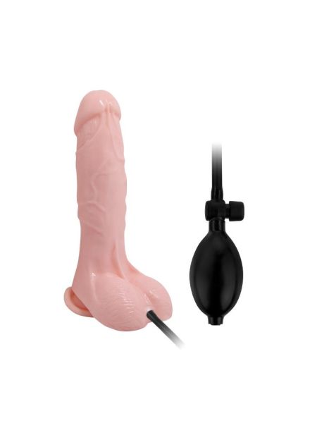 Dildo realistyczne pompowane nadmuchiwany penis 18cm