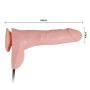 Dildo realistyczne pompowane nadmuchiwany penis 18cm - 5