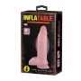 Dildo realistyczne pompowane nadmuchiwany penis 18cm - 7