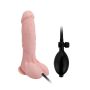 Dildo realistyczne pompowane nadmuchiwany penis 18cm - 2