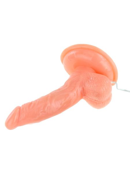 Dildo penis z przyssawką regulowane wibracje i rotacja - 4