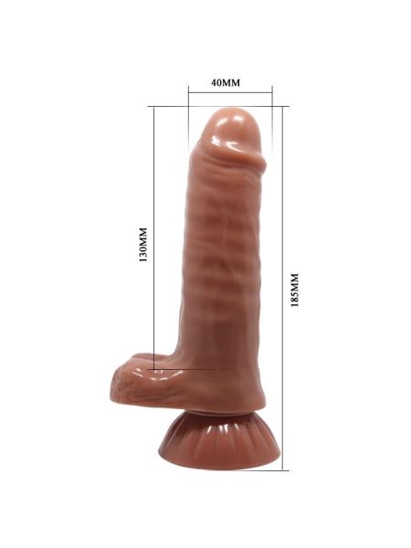 Realistyczny penis dildo członek przyssawka 18cm - 6