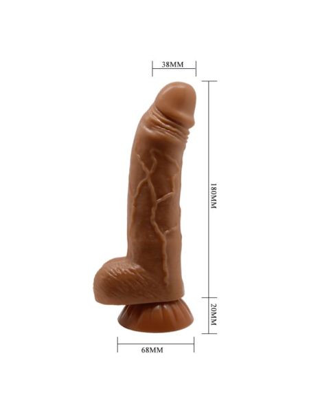 Dildo członek realistyczny penis przyssawka 18cm - 4