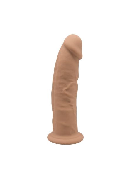 Dildo silikonowe miękkie realistyczny wygląd 19 cm - 2