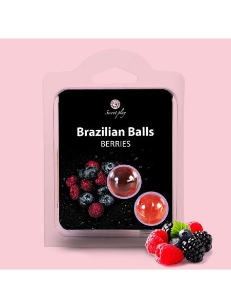 Kulki brazylijskie nawilżające lubrykant jagodowy - 3