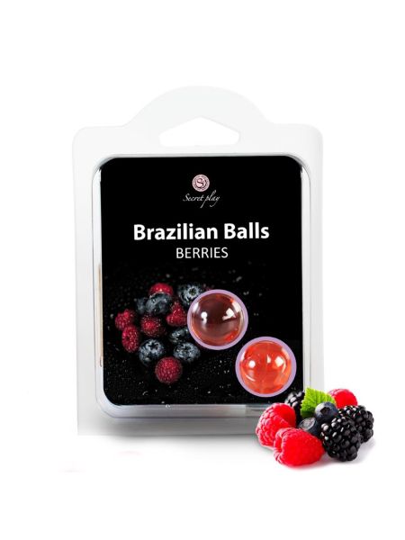 Kulki brazylijskie nawilżające lubrykant jagodowy