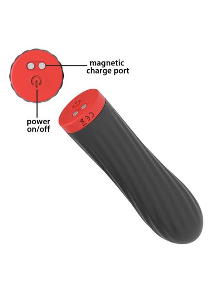 Mały mini wibrator masażer łechtaczki 8cm 10trybów - 3