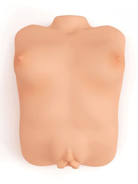 Masturbator realistyczny cipka piersi biust + żel - 4