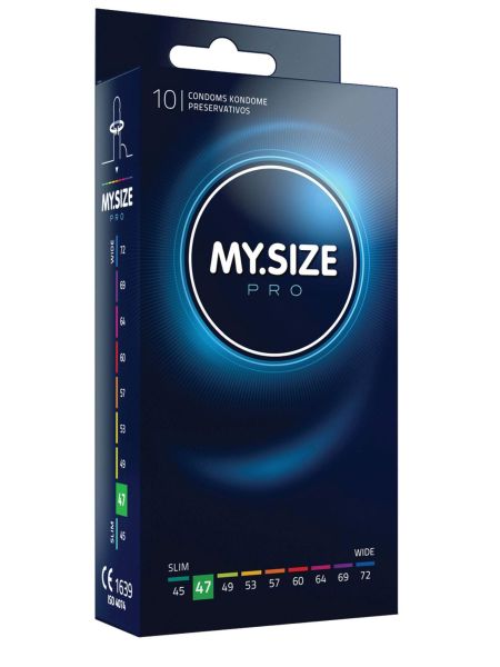 Profesjonalne prezerwatywy MYSIZE PRO 47mm 10szt