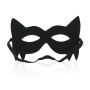 Maska czarna skórzana dla kobiet kocica BDSM sex - 5