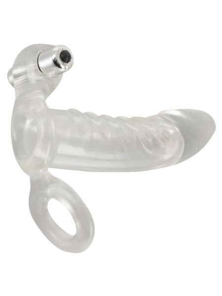 Crystal Clear Vibrating Sleeve - 3