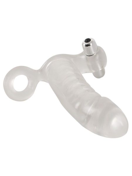 Crystal Clear Vibrating Sleeve - 6