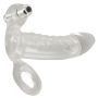 Crystal Clear Vibrating Sleeve - 4