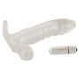 Crystal Clear Vibrating Sleeve - 16