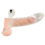 Crystal Clear Vibrating Sleeve - 17