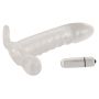 Crystal Clear Vibrating Sleeve - 19