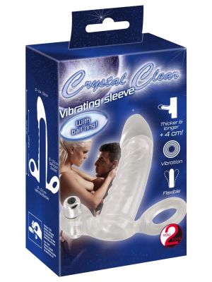 Crystal Clear Vibrating Sleeve - image 2