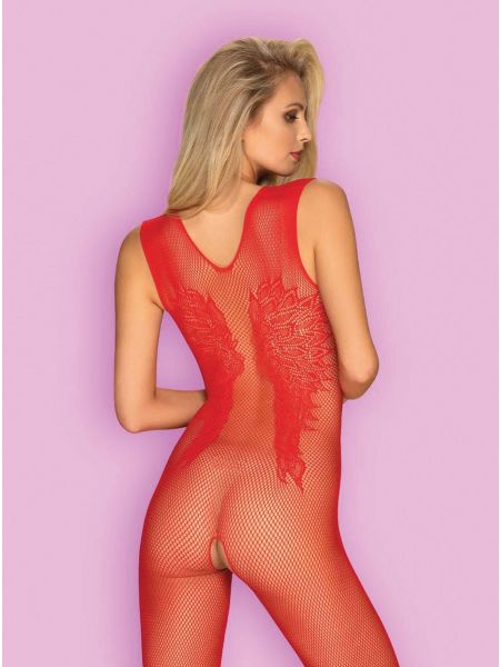 Bodystocking otwarte w kroku Obsessive N112 S/M/L - 4