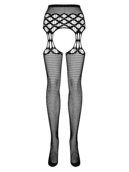 Garter stockings pończochy Obsessive S816 XL/XXL - 3
