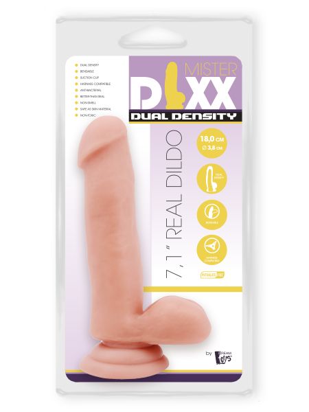 MR. DIXX 7.1INCH DUAL DENSITY DILDO - 5