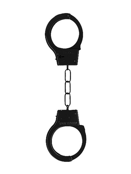 Kajdanki metalowe erotyczne BDSM bondage czarne