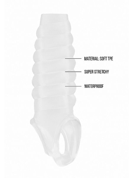 Nakładka na penisa z wypustkami powiększająca 20cm - 10