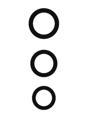 Pierścień erekcyjny na członka penisa zestaw 3 sztuki czarny - image 2