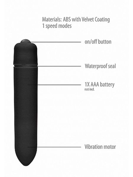 Mini wibrator mały masażer bullet pocisk 9cm - 8